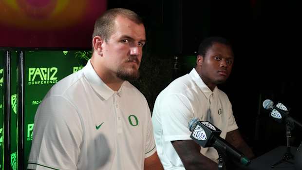 Alex Forsyth DJ Johnson Pac-12 Media Day